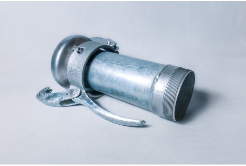 2" (50) M-deel met 1,5" Buitendraad type Perrot gegalvaniseerd